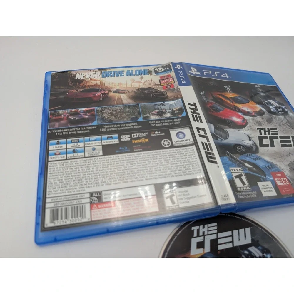 The Crew Sony PlayStation 4 PS4 Game Clean Tested